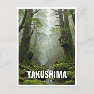 Yakushima Island Japan Travel Postkarte
