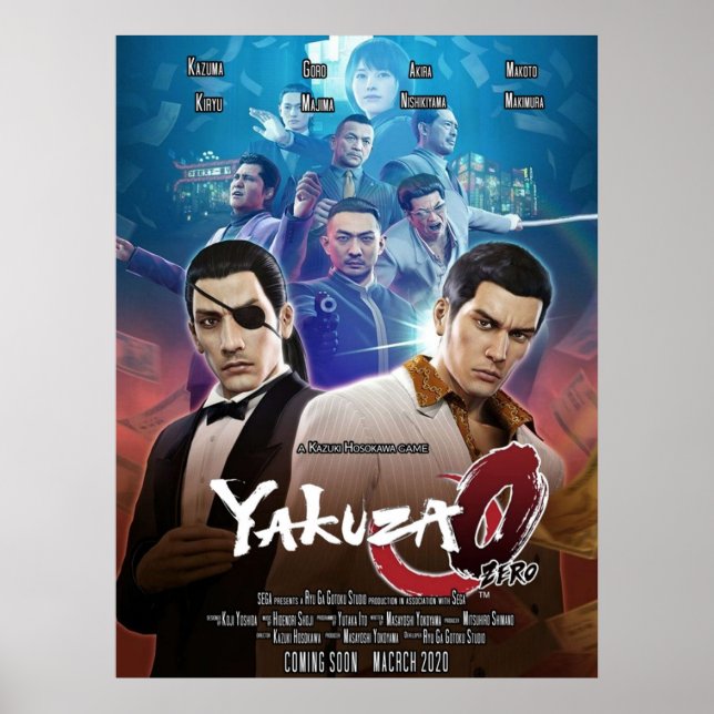 Yakuza 0 Film Poster (Vorne)