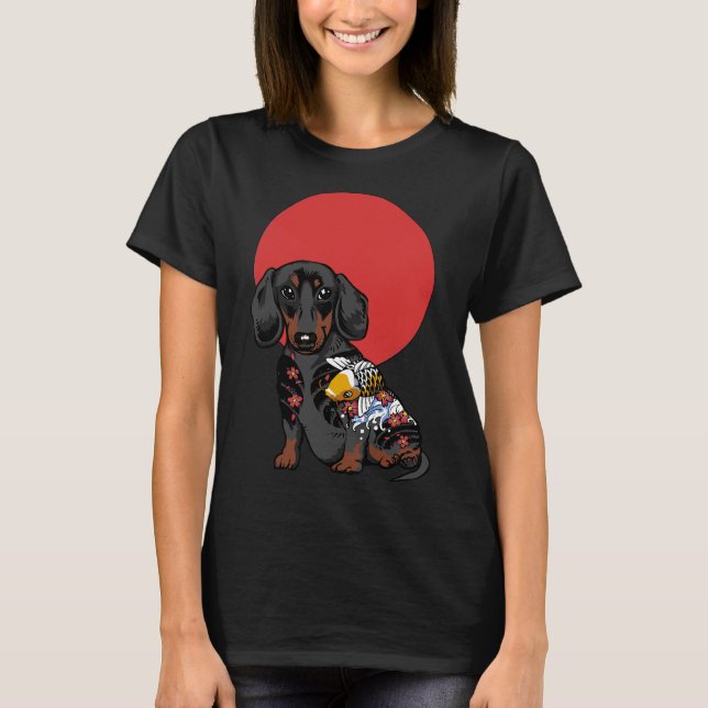Yakuza-Dackel T-Shirt (Vorderseite)