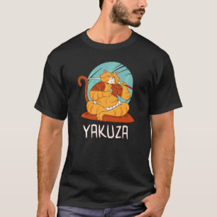 Yakuza Katze Gokudo japanische Mafia Katana Japan T-Shirt