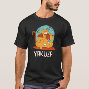 Yakuza Katze Gokudo japanische Mafia Katana Japan T-Shirt