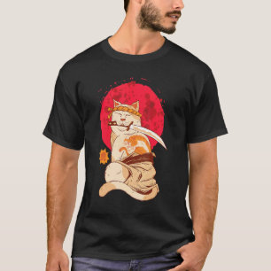 Yakuza Katze Japanisches Samuraischwert Katana Jap T-Shirt