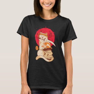 Yakuza Katze Japanisches Samuraischwert Katana Jap T-Shirt