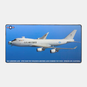 YAL-1 IM FLUGZEUG LASER SCHREIBTISCHUNTERLAGE