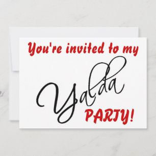 Yalda Party Einladung Card