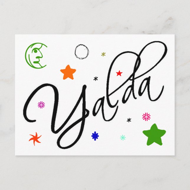 Yalda Postkarte (Vorderseite)