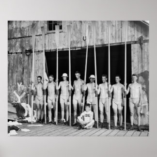 Yale Freshman Crew: 1916 Poster