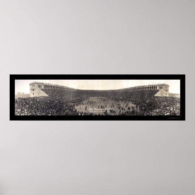 Yale Harvard Game Over Foto 1911 Poster (Vorne)