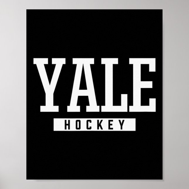 Yale High School Hockey  Poster (Vorne)