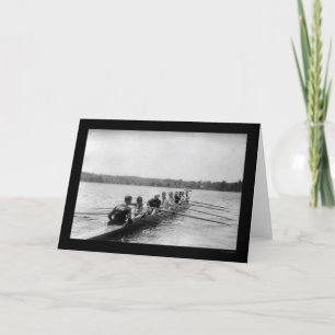 Yale-Rudersport, das Muschel 1915 läuft Karte