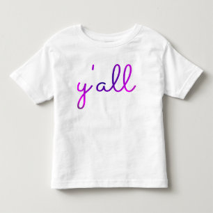 Yall Kleinkind-Shirt Kleinkind T-shirt