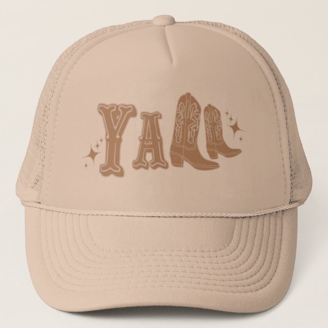 Ya'll Niedlich Southern Trucker Hat Truckerkappe (Vorderseite)