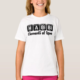Yalla Habibi Funny Arabisch Libanon Word Liebe T-Shirt