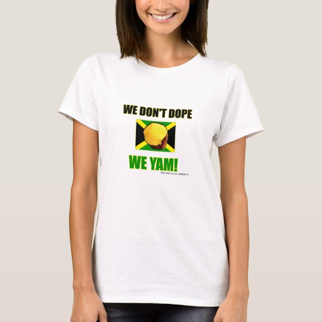 YAM - Essen der Champions T-Shirt (Vorderseite)