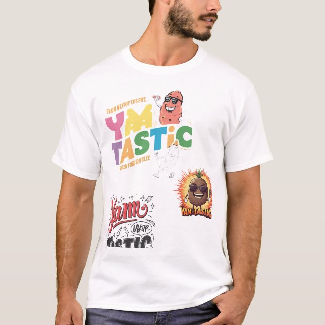 Yam-Tastic Men's T - Shirt Design 👕 ✅ (Vorderseite)