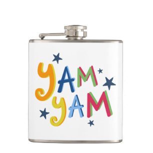 Yam Yam Black Country Hip Flask Flachmann