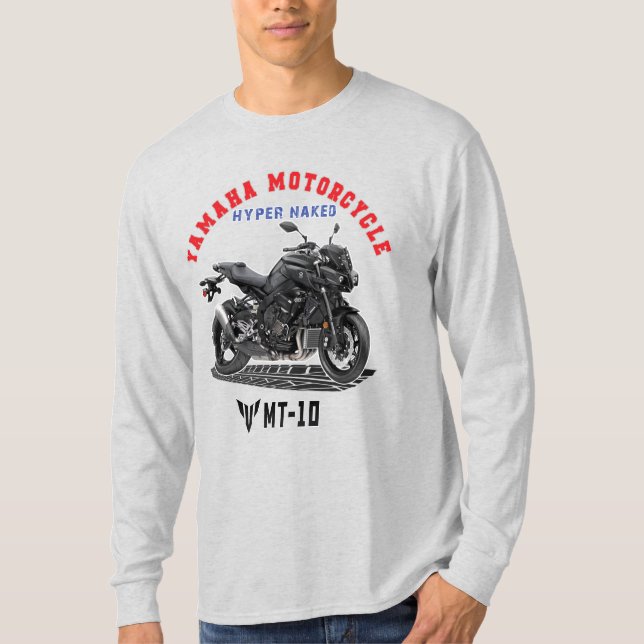 YAMAHA MT-10 Custom Designer Apparel T - Shirt (Vorderseite)