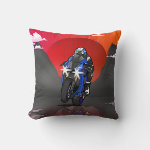 Yamaha R1 in the sunset Kissen