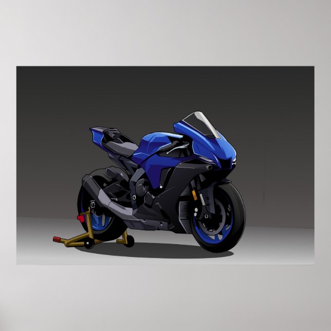 Yamaha R1 Poster (Vorne)