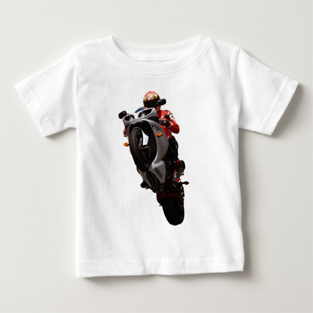 Yamaha R1 Wheelie Baby T-shirt (Vorderseite)