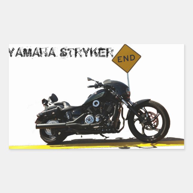 Yamaha Stryker "The End" Aufkleber (Vorderseite)
