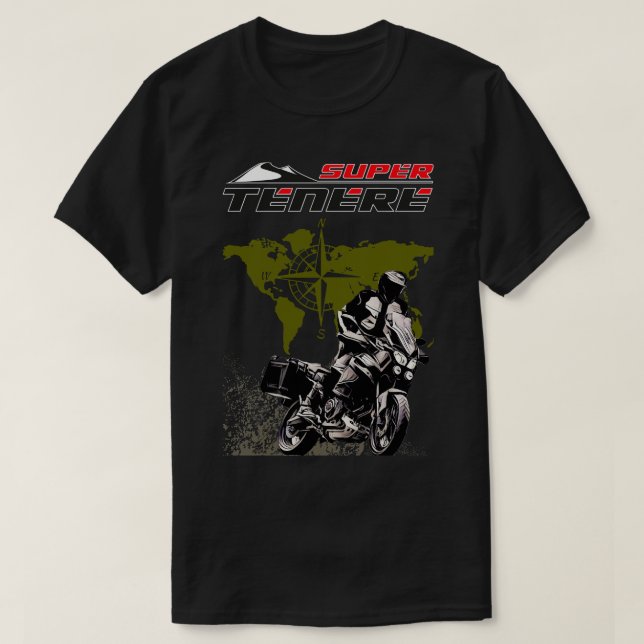 Yamaha Super Ténéré 1200 Classic T Shirt (Design vorne)