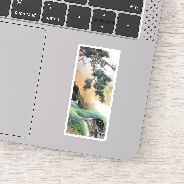 Yamamoto Shunkyo Frühling des Berges Aufkleber (Detail)