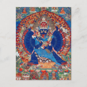 Yamantaka Vajrabhairava Tibetischer Buddhistischer Postkarte