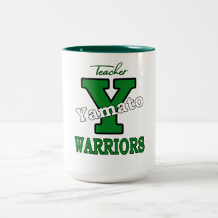 Yamato High School Japan Krieger Lehrer Zweifarbige Tasse