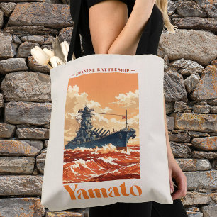 Yamato Japanisches Schlachtschiff Vintage-Maritime