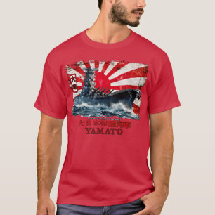 YAMATO Japanisches Schlachtschiff ww2 T-Shirt