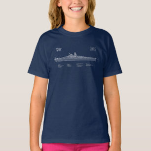 Yamato - Pläne für Schiffskonzepte ABD T-Shirt