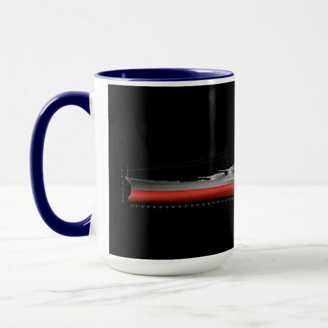Yamato , Schlacht Tasse (Links)