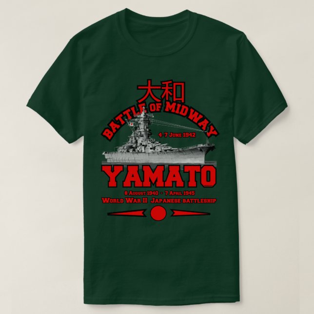 YAMATO ww2 T-Shirt (Design vorne)