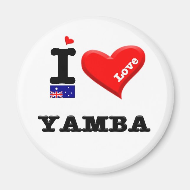 YAMBA - I-Liebe Magnet (Vorne)