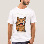 Yamero Anime Cat Funny Retro Crying Meme T-Shirt<br><div class="desc">Capture the ultimate dramatic mood with this hilarious yamero anime cat design, featuring an emotional orange tabby dramatically begging for a break. The distressed retro aesthetic and classic Japanese manga humor make it a deeply relatable piece for anyone feeling a little overwhelmed or just loves internet culture. Perfect for customizing...</div>