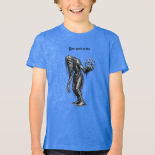 Yan-gant-y-tan Dämonischer Wilder Kerzenhand Tri-Blend Shirt