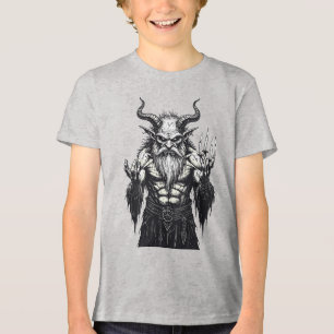 Yan-gant-y-tan Die Wilde Kerzenhand Tri-Blend Shirt