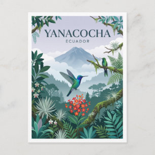 Yanacocha-Reservat Quito Ecuador Postkarte