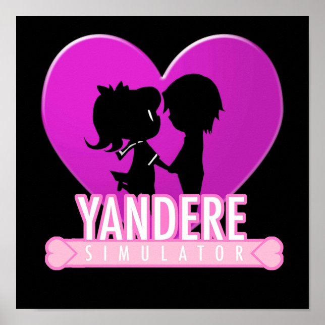 Yandere Simulator Yandere Liebe Print Poster (Vorne)