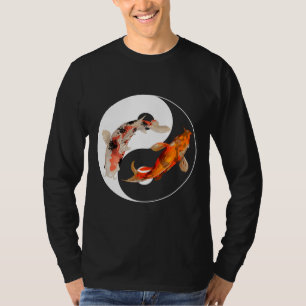 Yang Carp Balance Taijitu Japanisch Nishikigoi Koi T-Shirt