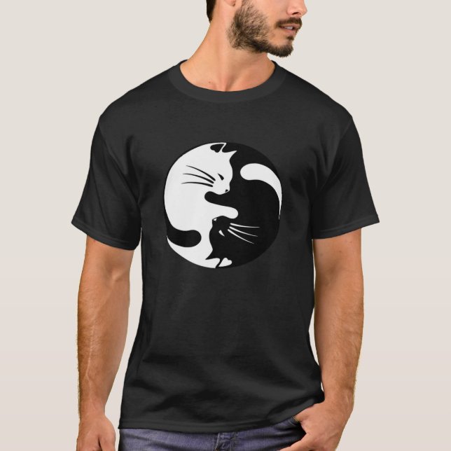 Yang cat Essential T-Shirt (Vorderseite)