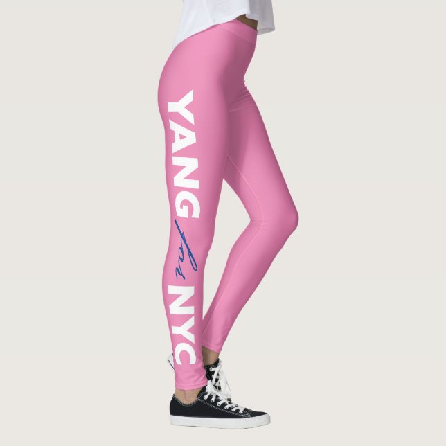 Yang for NYC New York City Mayection Pink Leggings (Rechts)