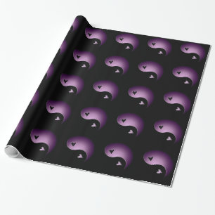 Yang - lila geschenkpapier