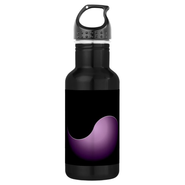 Yang - lila trinkflasche (Vorderseite)