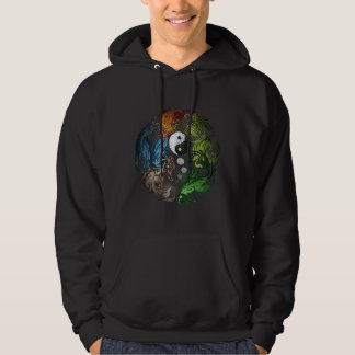 Yang mit Koi Fish Tai Chi Hoodie