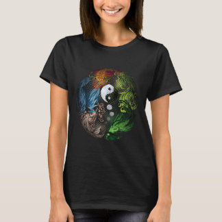 Yang mit Koi Fish Tai Chi T-Shirt