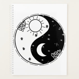 Yang mit Sonne und Mond Planer