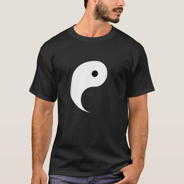 Yang passend zur Yin Yang-Kostüm T-Shirt (Vorderseite)