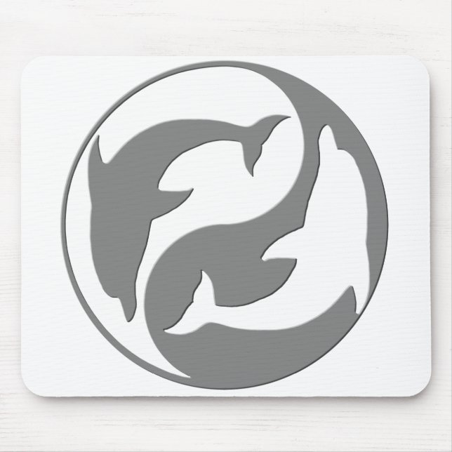 Yang Yang Dolphins Mouse Pad Mousepad (Vorne)